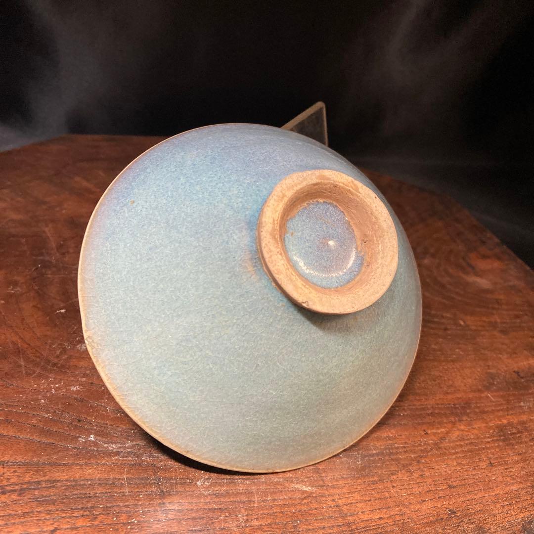 新春赤札セール❗️【ギャラリー三益】古美術　宋代　鈞窯紫紅釉茶碗