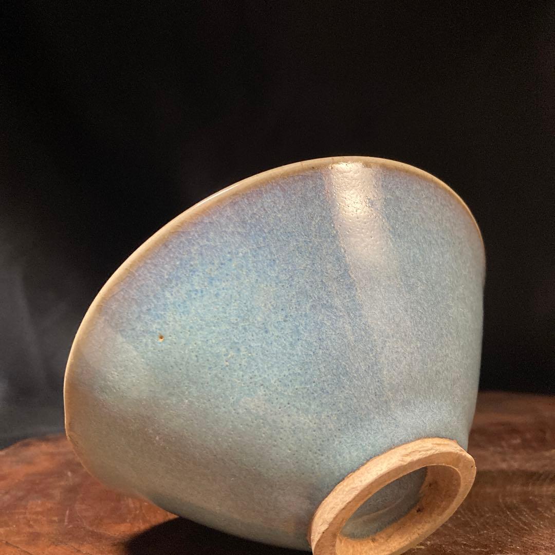 新春赤札セール❗️【ギャラリー三益】古美術　宋代　鈞窯紫紅釉茶碗