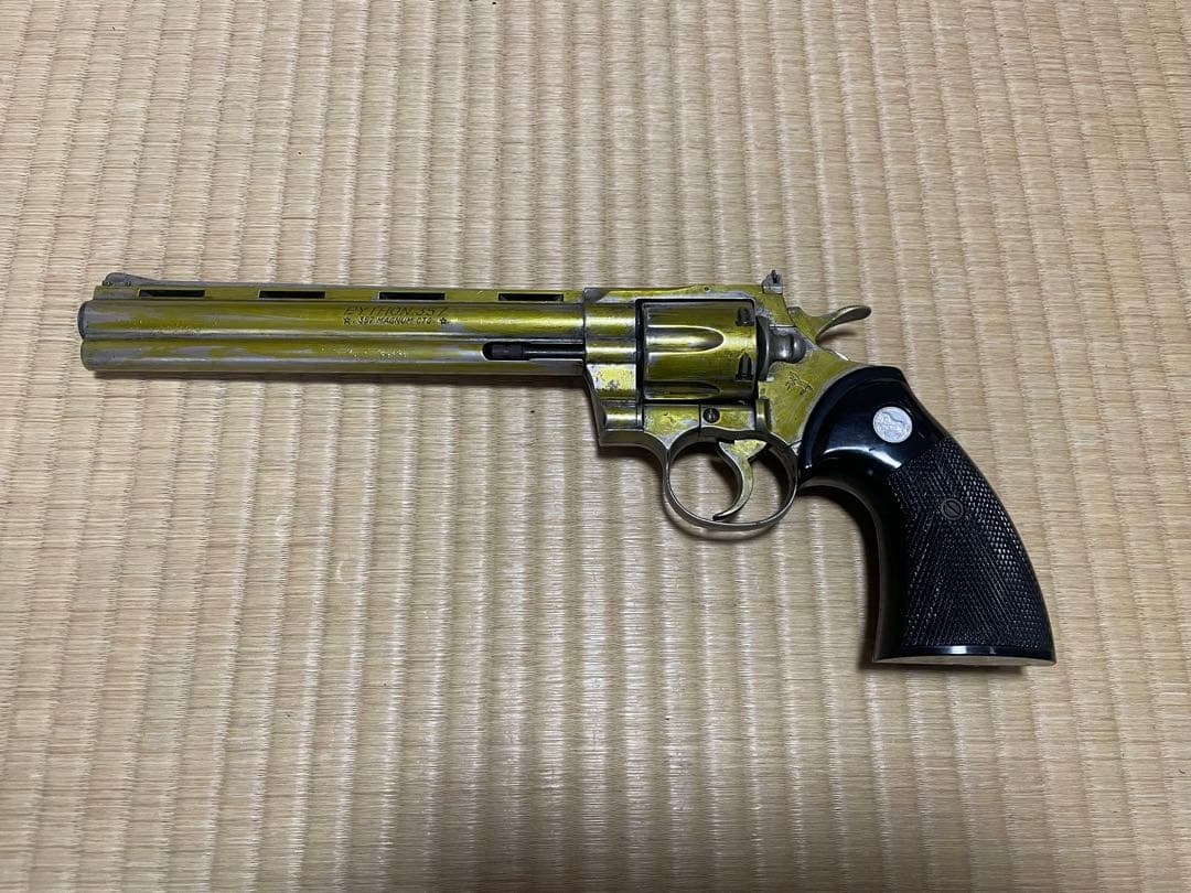 コクサイ　コルトパイソン　8インチ　357マグナム　金属モデルガン
