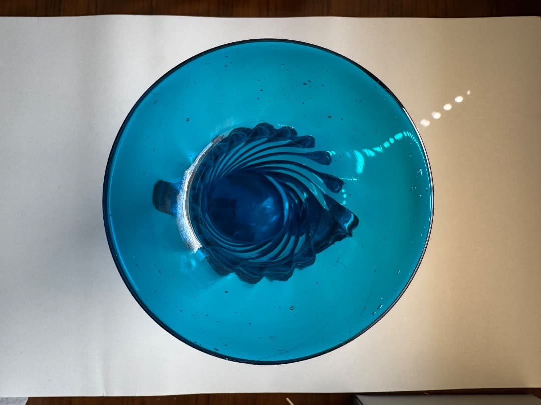 小谷眞三　倉敷ガラス　花瓶