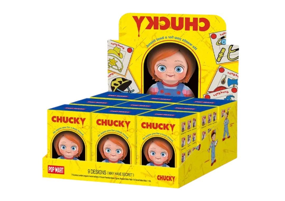 チャッキー フランチャイズ　ポップマート　チャイルドプレイ アソート