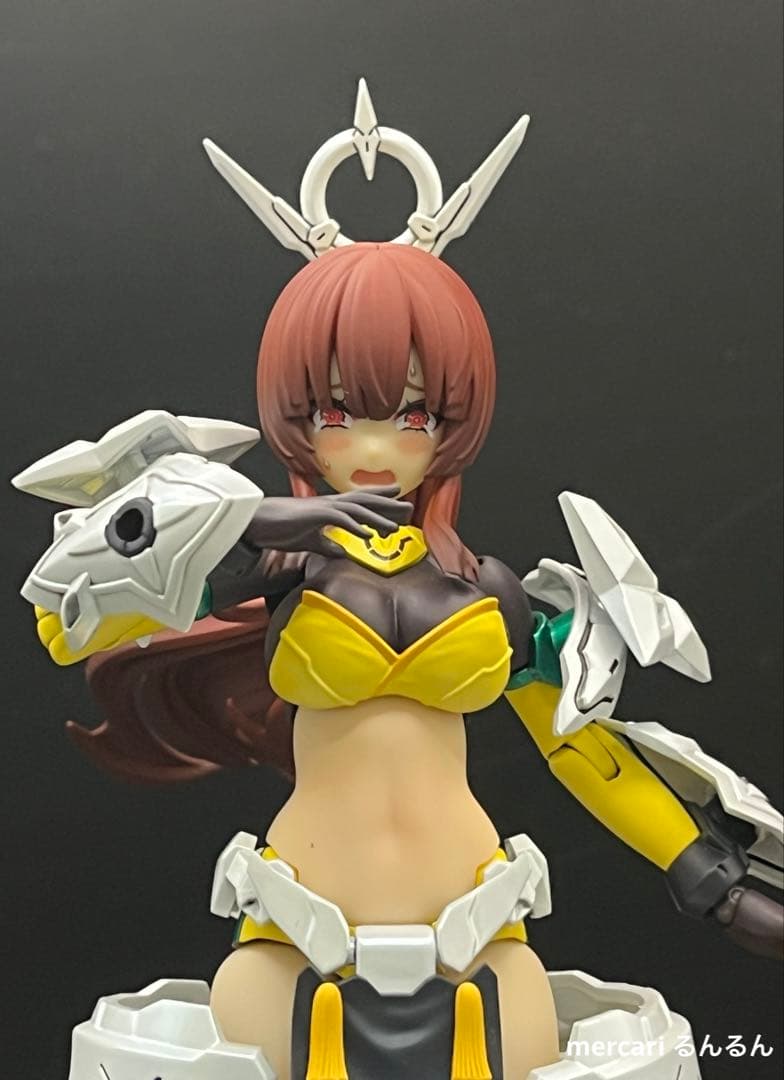 メガミデバイス　皇巫アマテラス日蝕　アメノウズメ 陽光カラー 塗装完成品