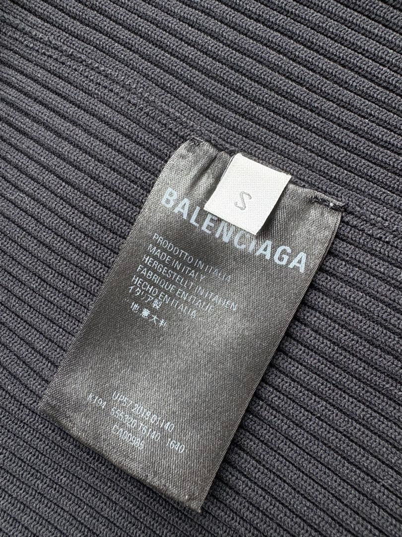 バレンシアガBALENCIAGA ロゴプリント タイトスカート S