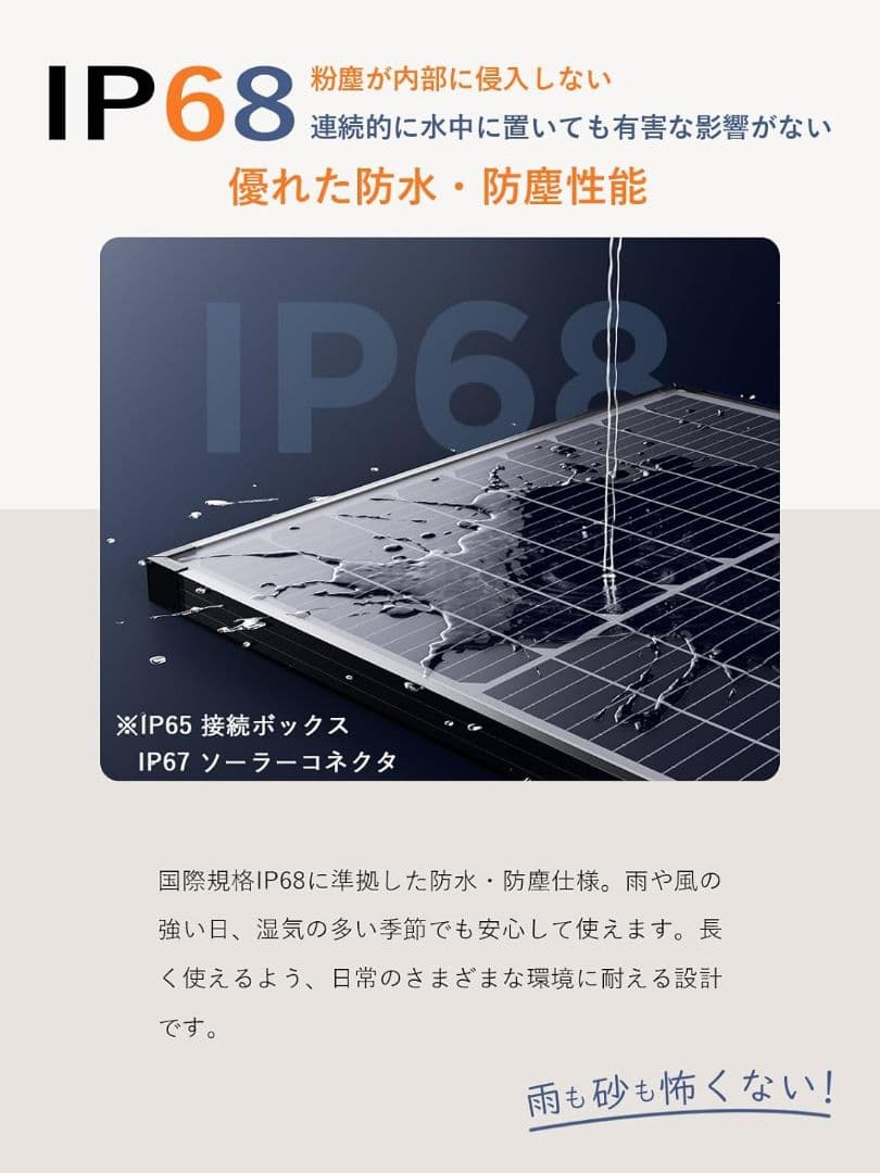 ソーラーパネル 50W N型 単結晶 延長ケーブル 10m セット