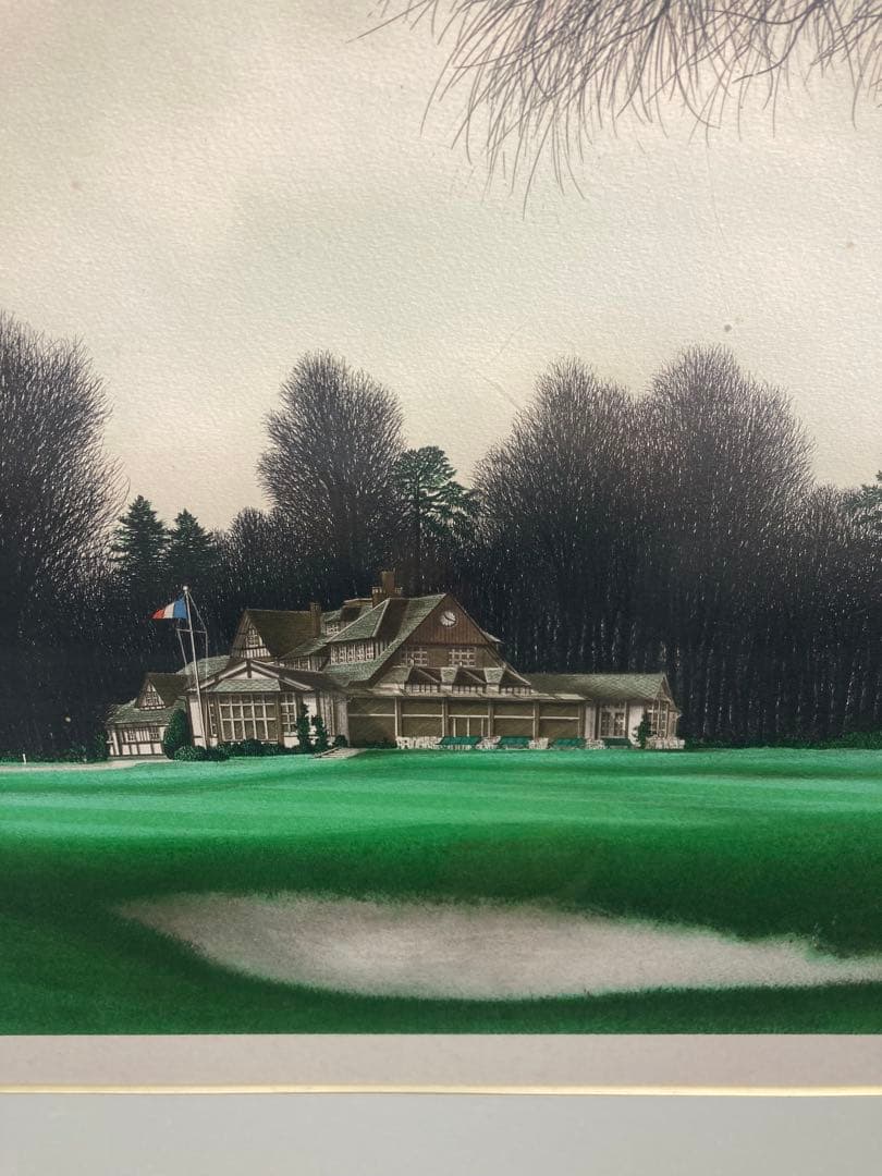 ジャック・デペルト作　17番ホールのバンカー