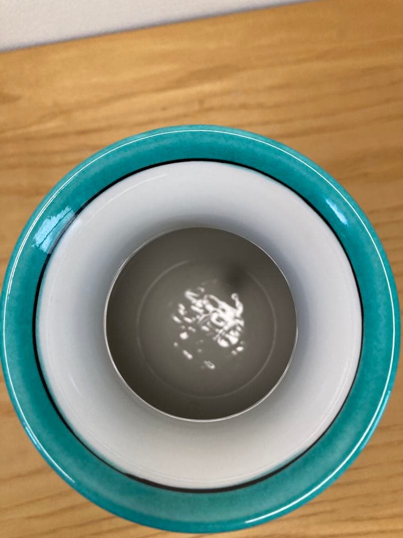 九谷焼 花瓶　吉田屋花鳥（高19.5cm）