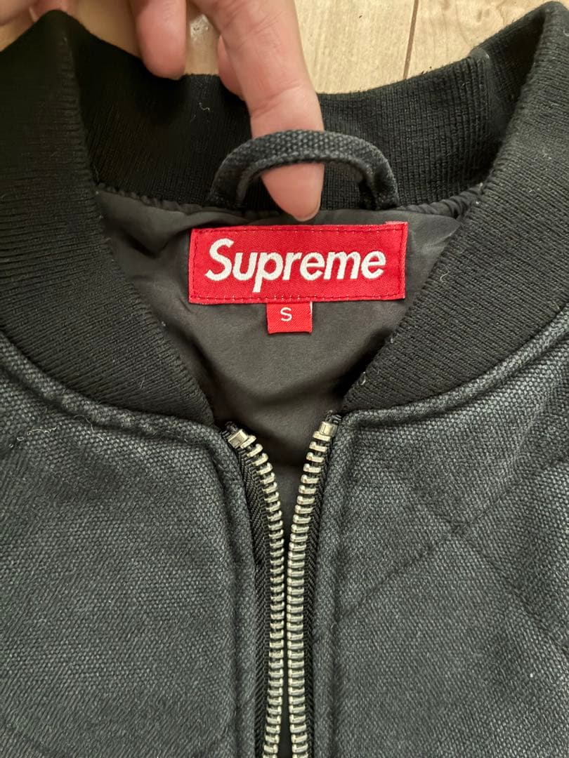 ジャケット・アウター supreme Zip-Off Quilted Bomber Jacket S