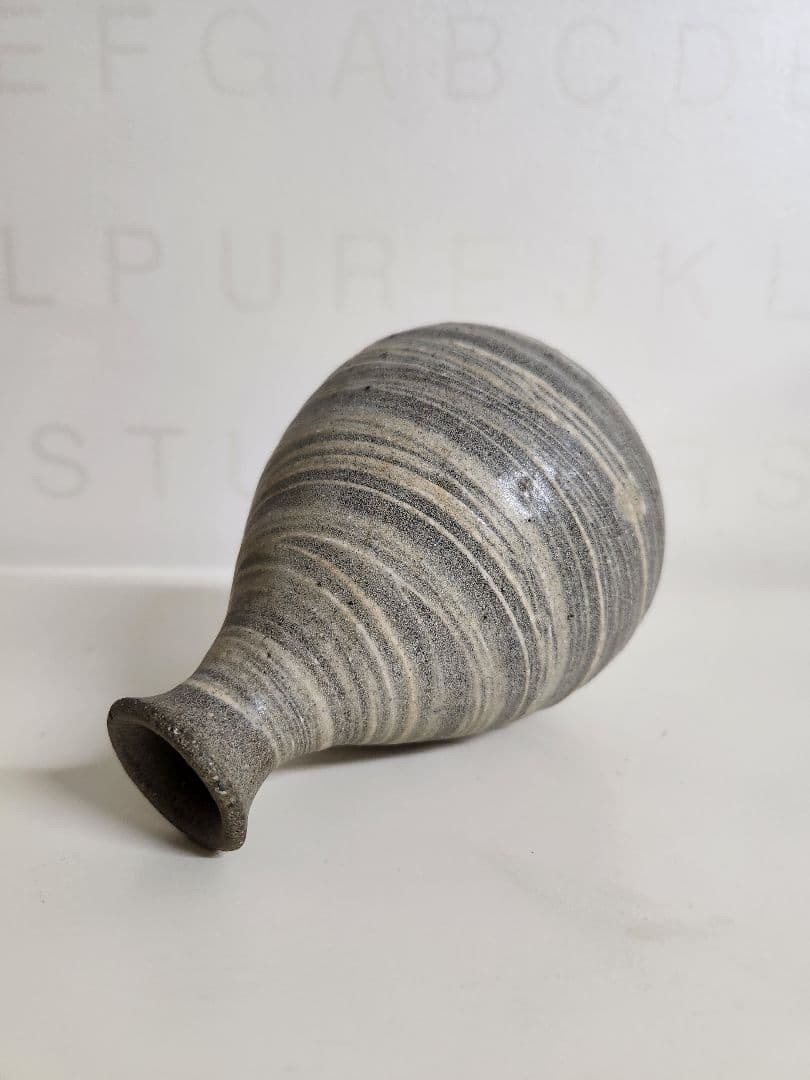 李朝　刷毛目徳利　徳利　酒器　一輪挿し　花器