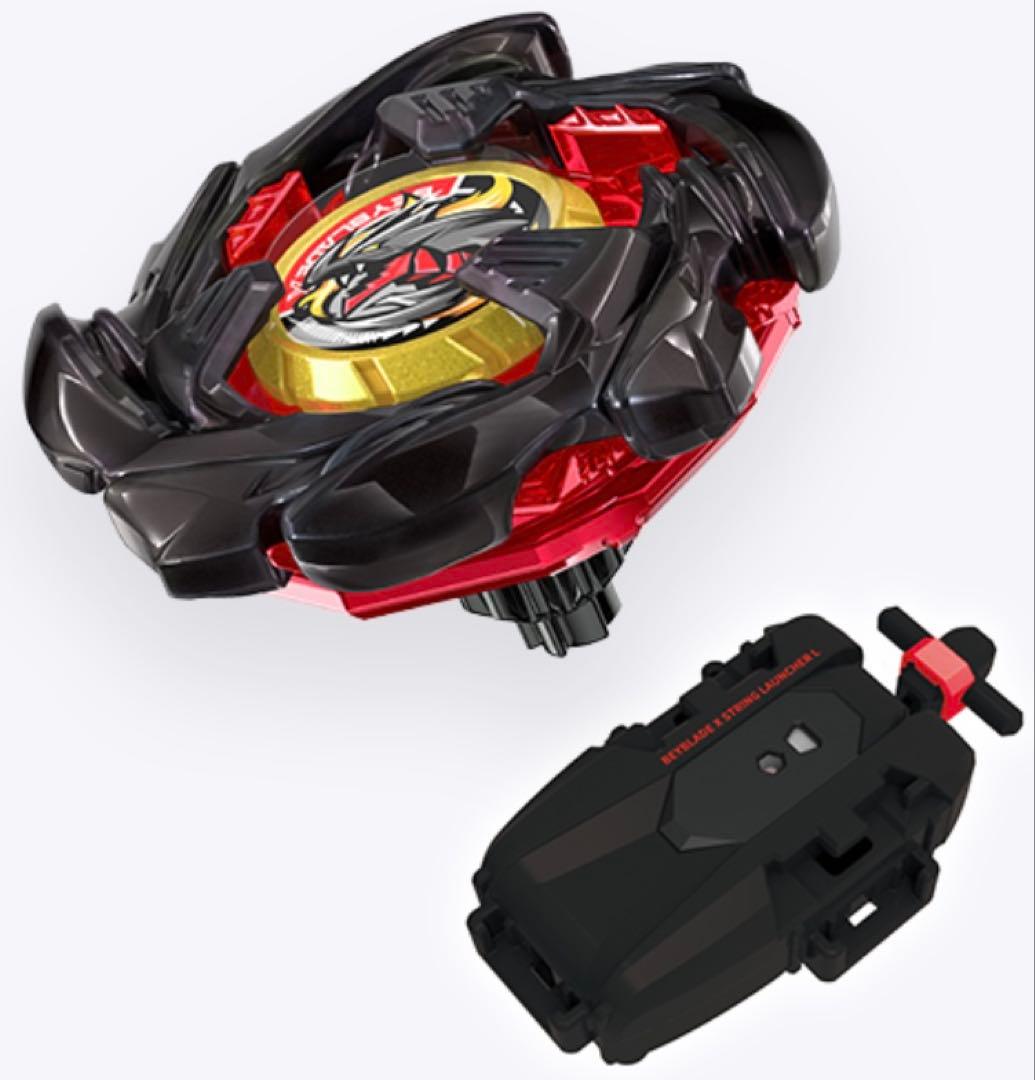 未開封Beyblade X ペガサスブラスト レッド コバルトドレイク ブラック
