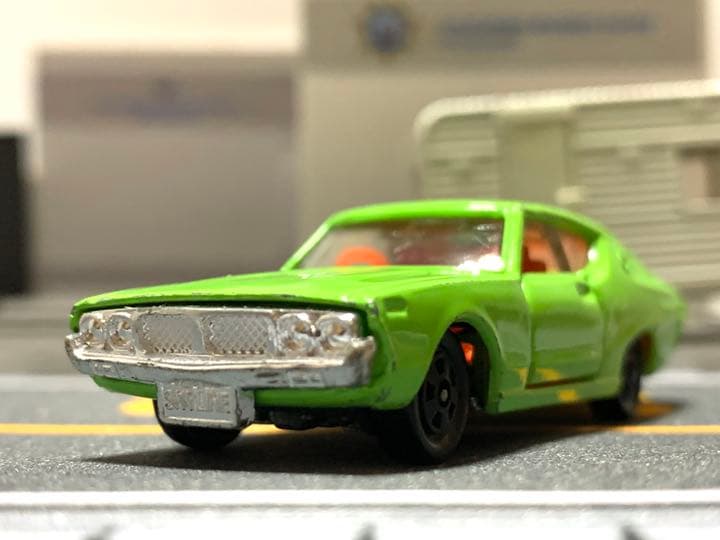 黒箱　トミカ  スタント特注　日産　スカイライン2000GT-X ライムグリーン