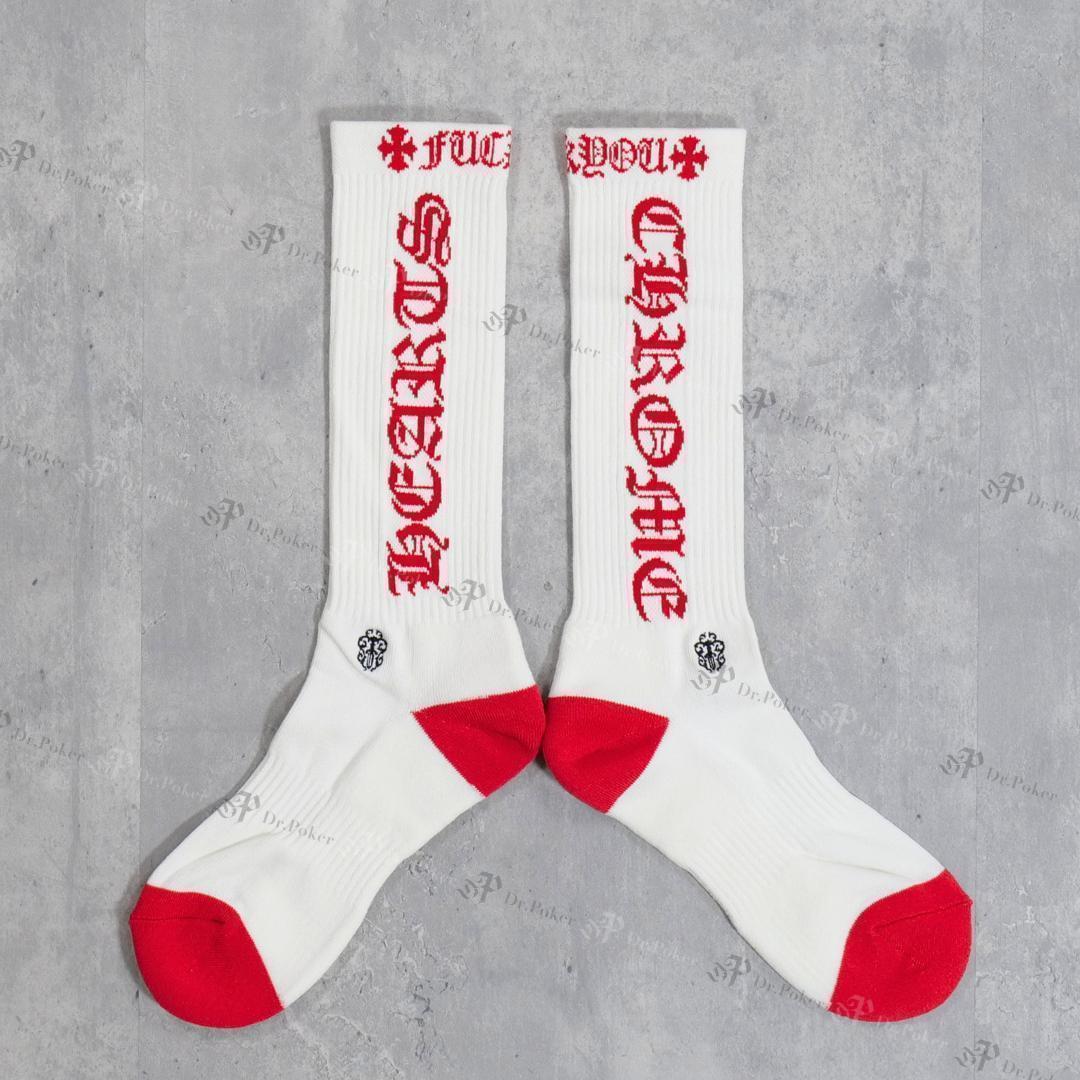 【新品】 Chrome Hearts ダガー ソックス 靴下 赤色 L