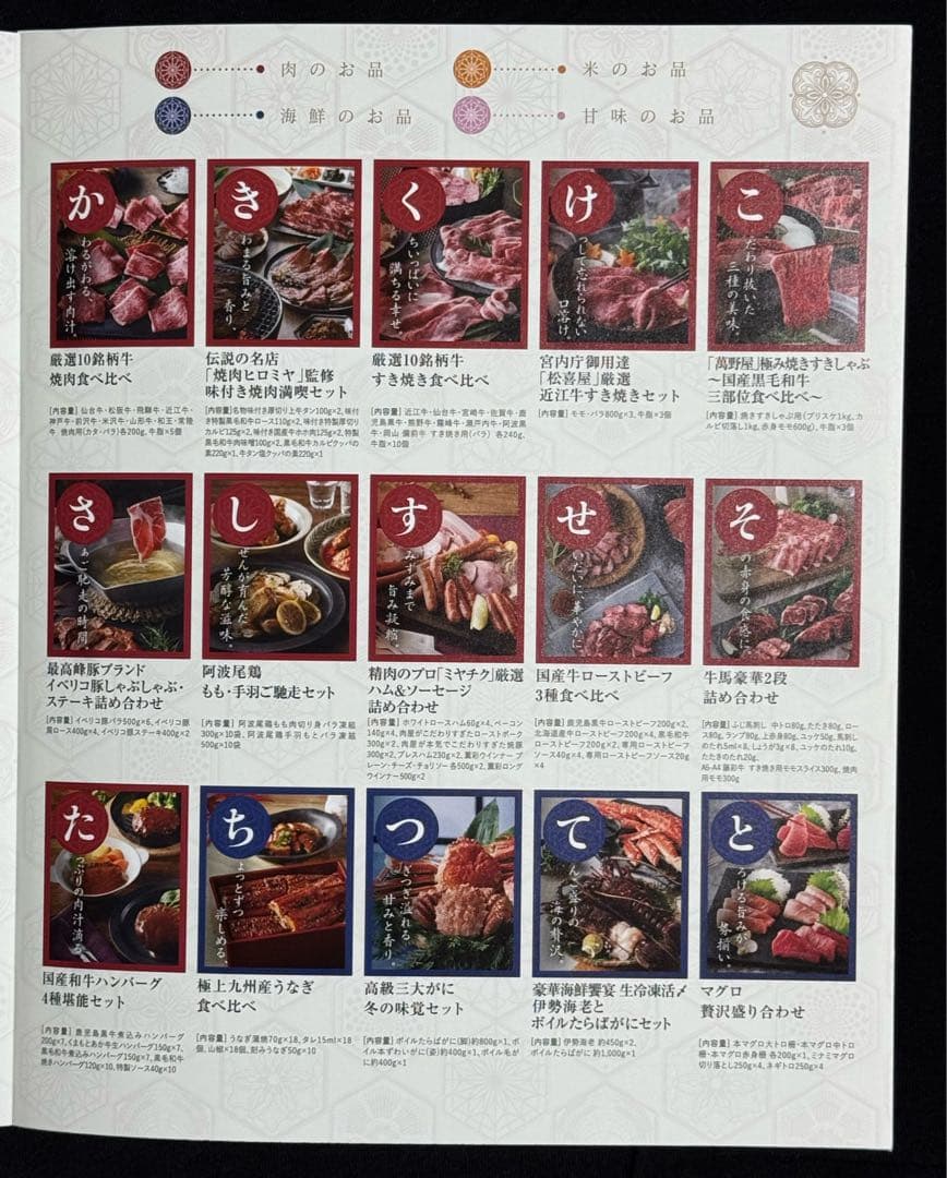 ２０２５冬テレボート　カタログギフト