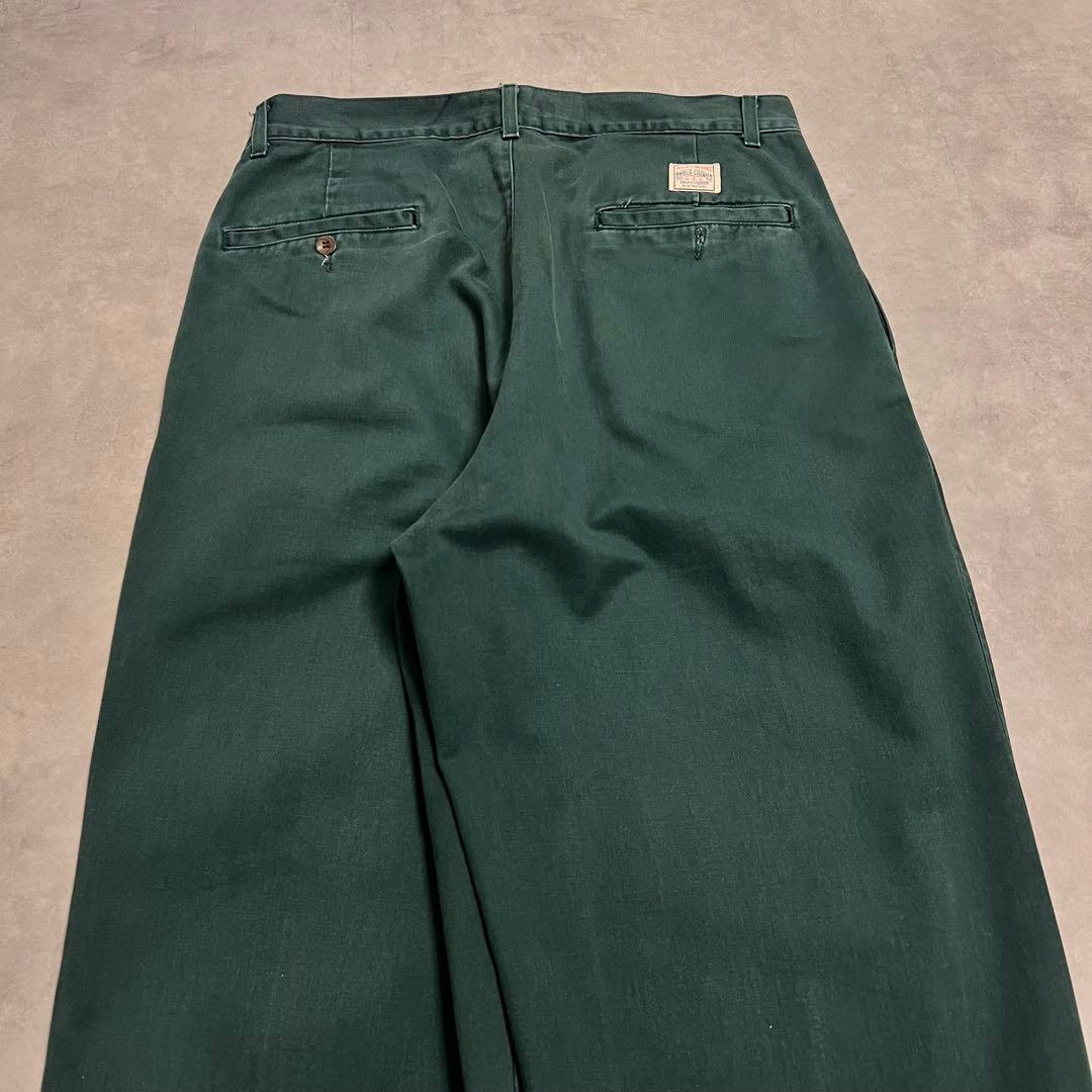 Ralph Lauren 80s USA製 ポロチノ グリーン W31 L32