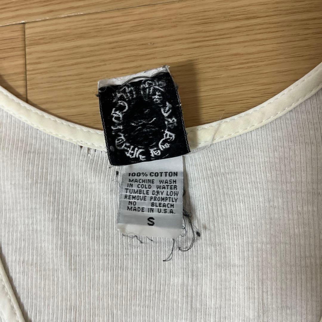 クロムハーツ　タンクトップ 白