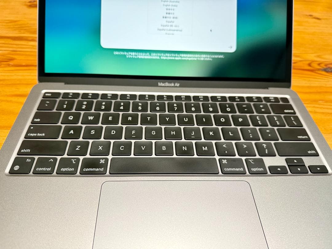 【美品】16GB,1TB M1 MacBookAir スペースグレイ US配列