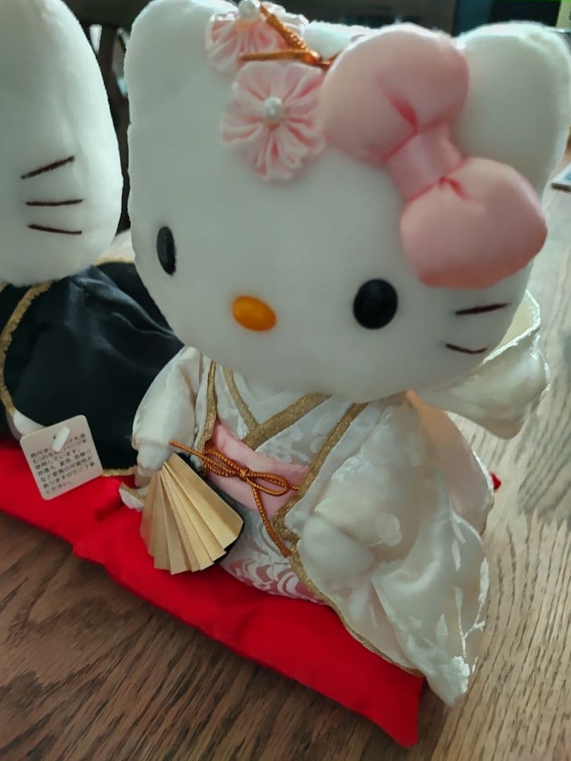 平成レトロ ウエディングドール　和装 白無垢　ハローキティ　サンリオデラックス