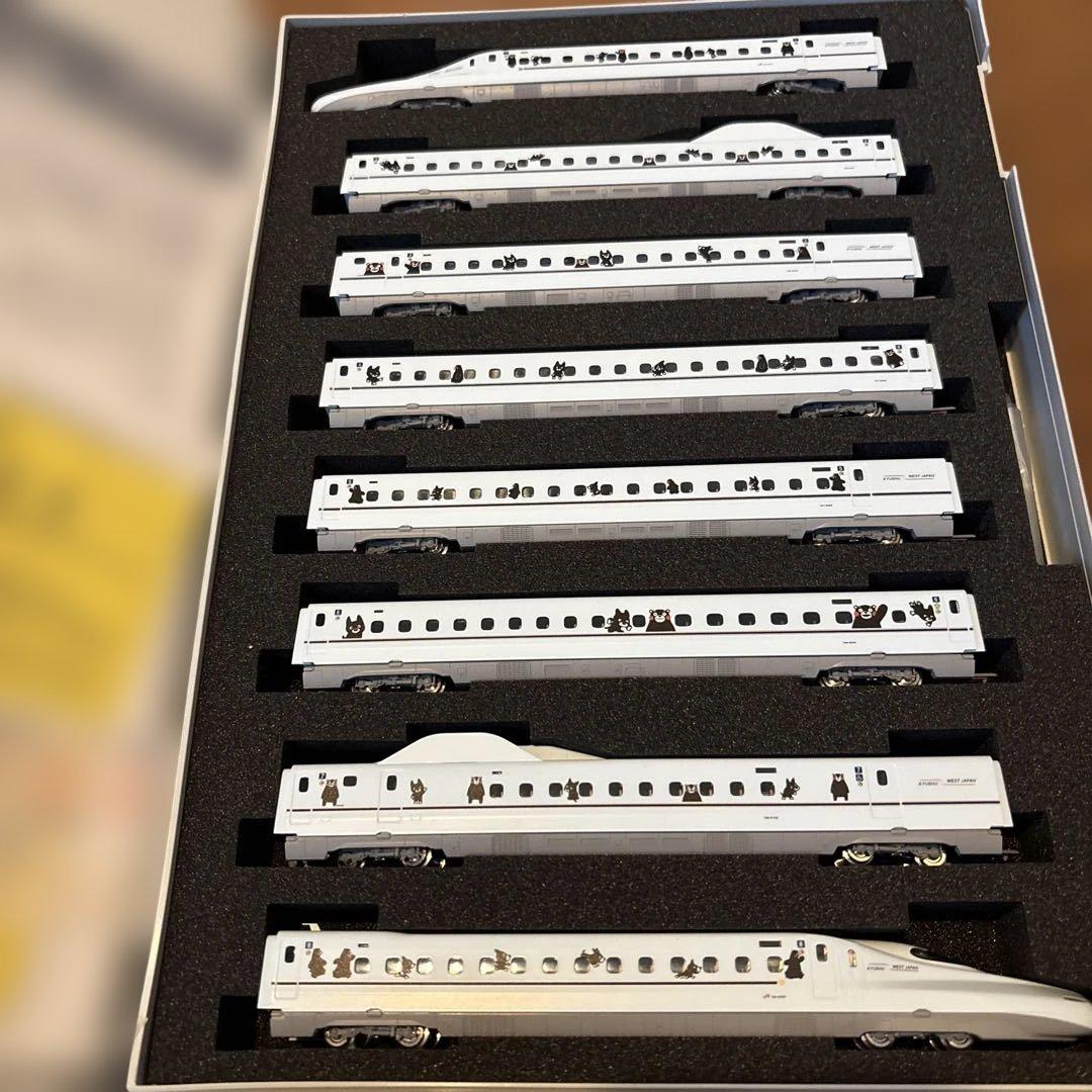 本日限り。限定JR N700 8000系山陽・九州新幹線（くまモン&くろちゃん）