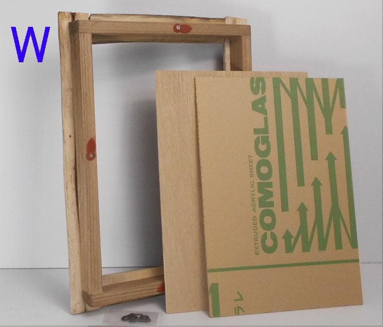 POPON◆油絵SMサイズ用の流木での額縁フレーム