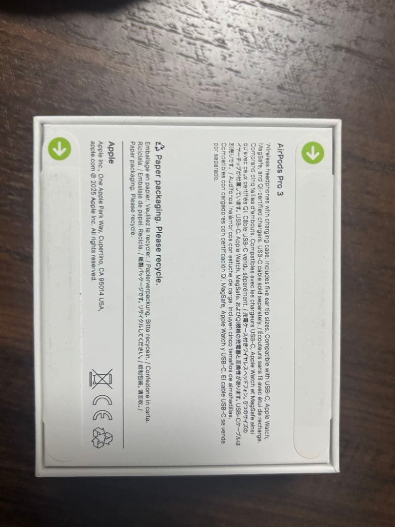 Apple AirPods Pro3 本体