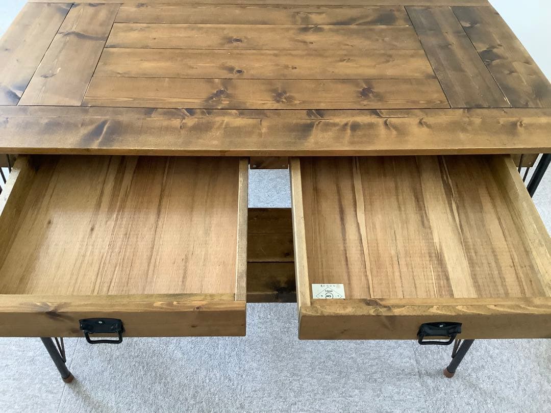 【sakurasora519さん専用】アイアン ダイニングテーブル 椅子2セット