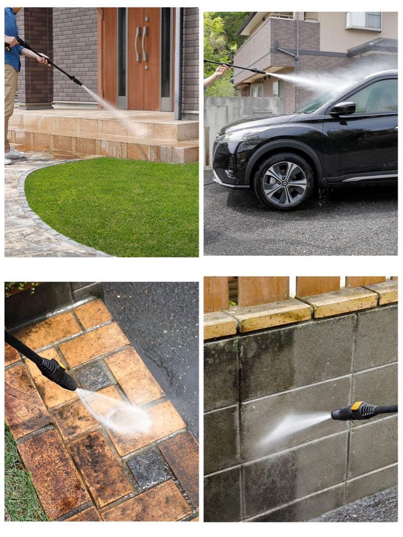 新品未使用　京セラ(Kyocera) 高圧洗浄機 AJP-1630 泡ノズル付