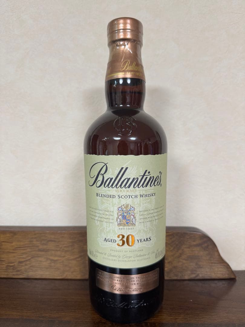 【新品未開封】 Ballantine's 30年 スコッチウイスキー 木箱入り