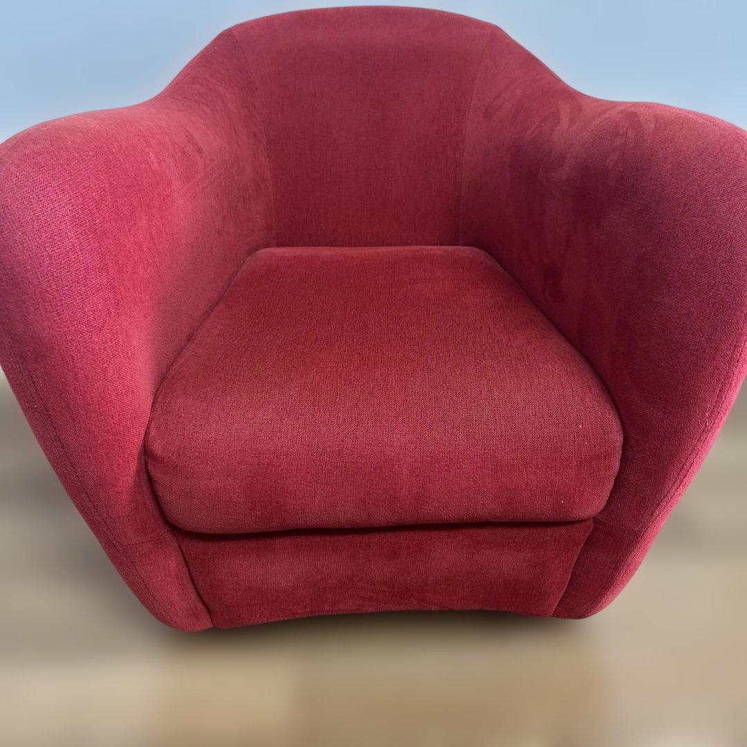 【極美品】IDEE ミニミラー　アームチェア　ソファ　クッション付き