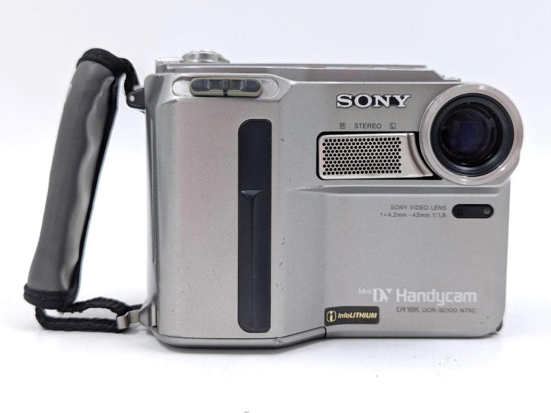 miniDVのダビングに！SONY ビデオカメラ DCR-SC100