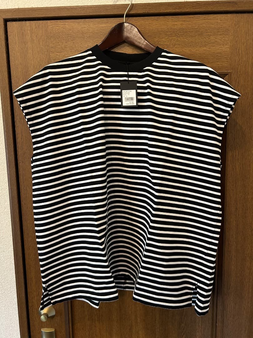 トップス 25ss MINEDENIM Big Nosleeve Border T-SH