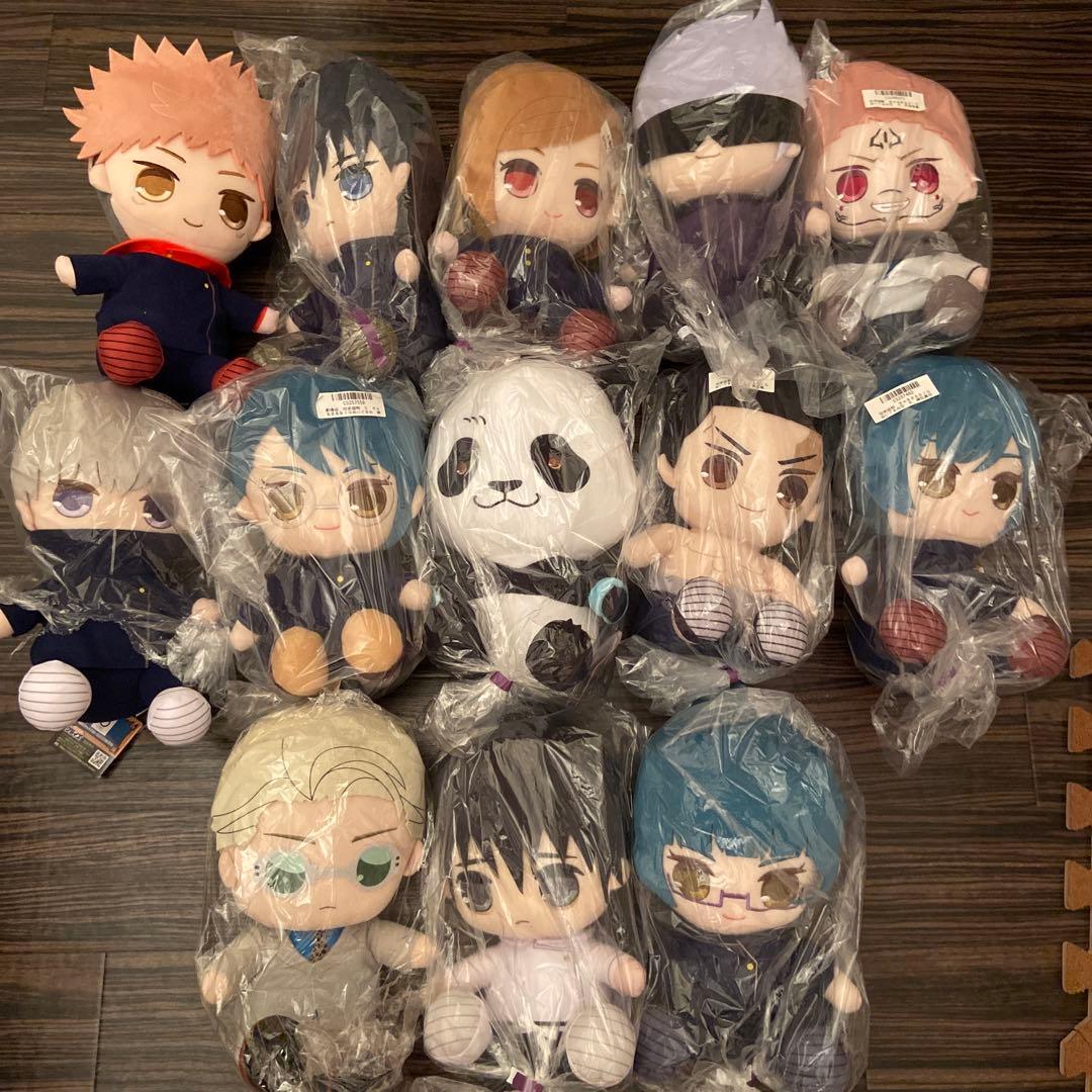 呪術廻戦 きゅるまるBIG ぬいぐるみ 13種 まとめ売り