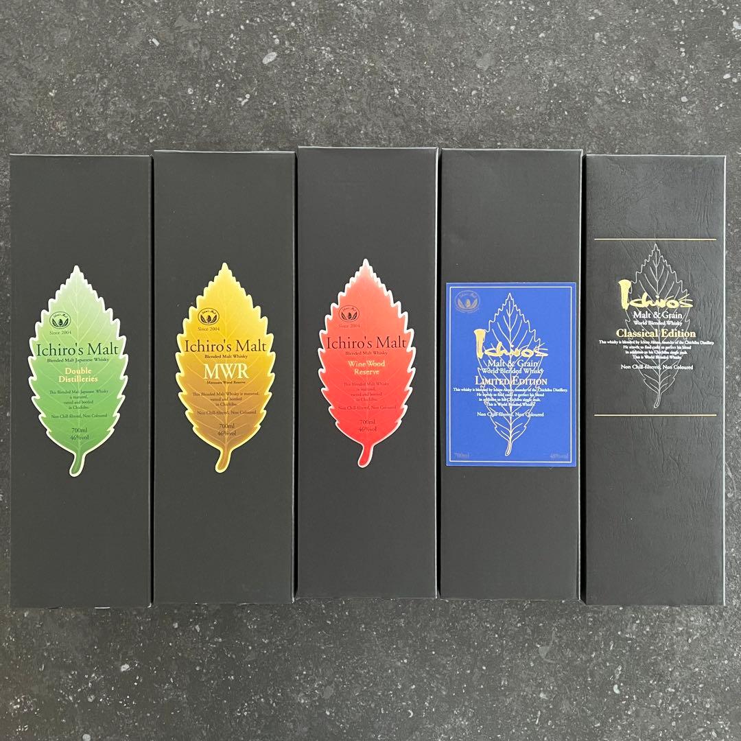 【新品・未開封】イチイローズモルト リーフシリーズ5種 5本セット