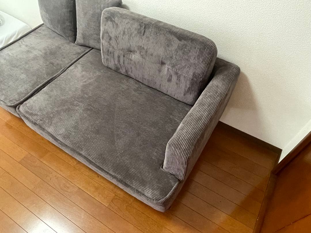 美品 コーデュロイ　カウチソファ
