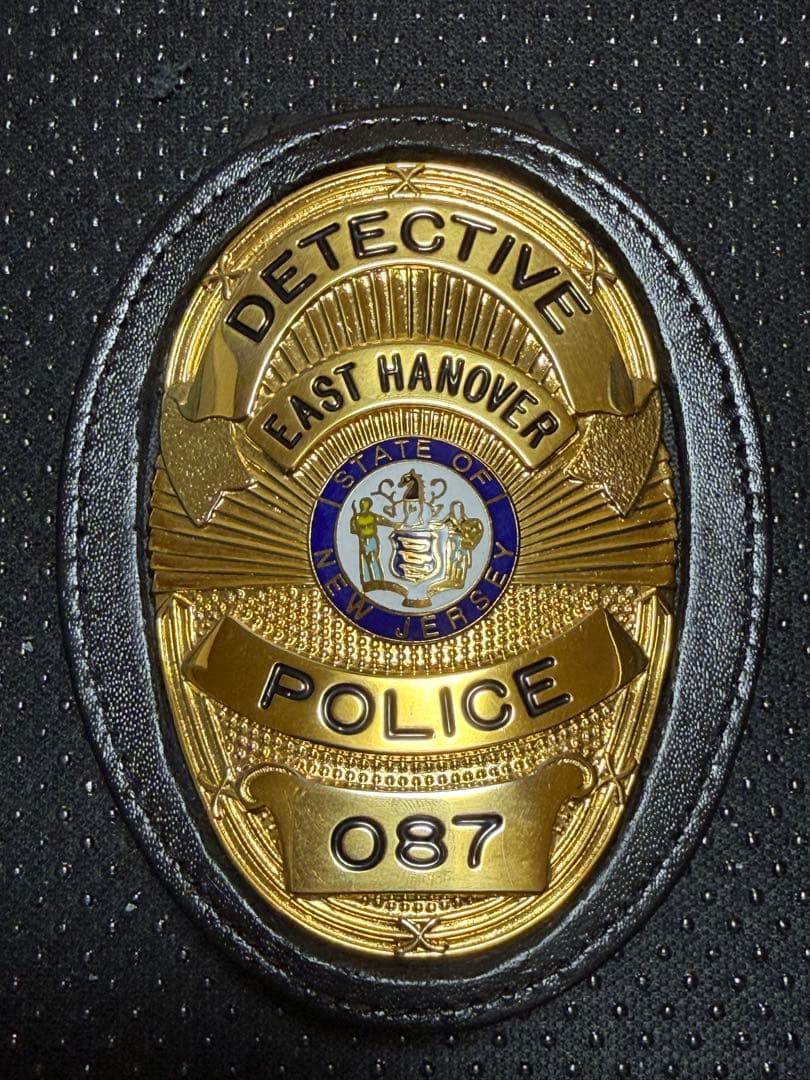 年末特価　NEWJERSEY州 EAST HANOVER POLICE バッチ