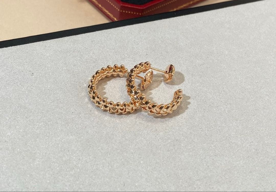 お値下大歓迎！早い者勝ち！高見え♪ピンクゴールドクラッシュピアス