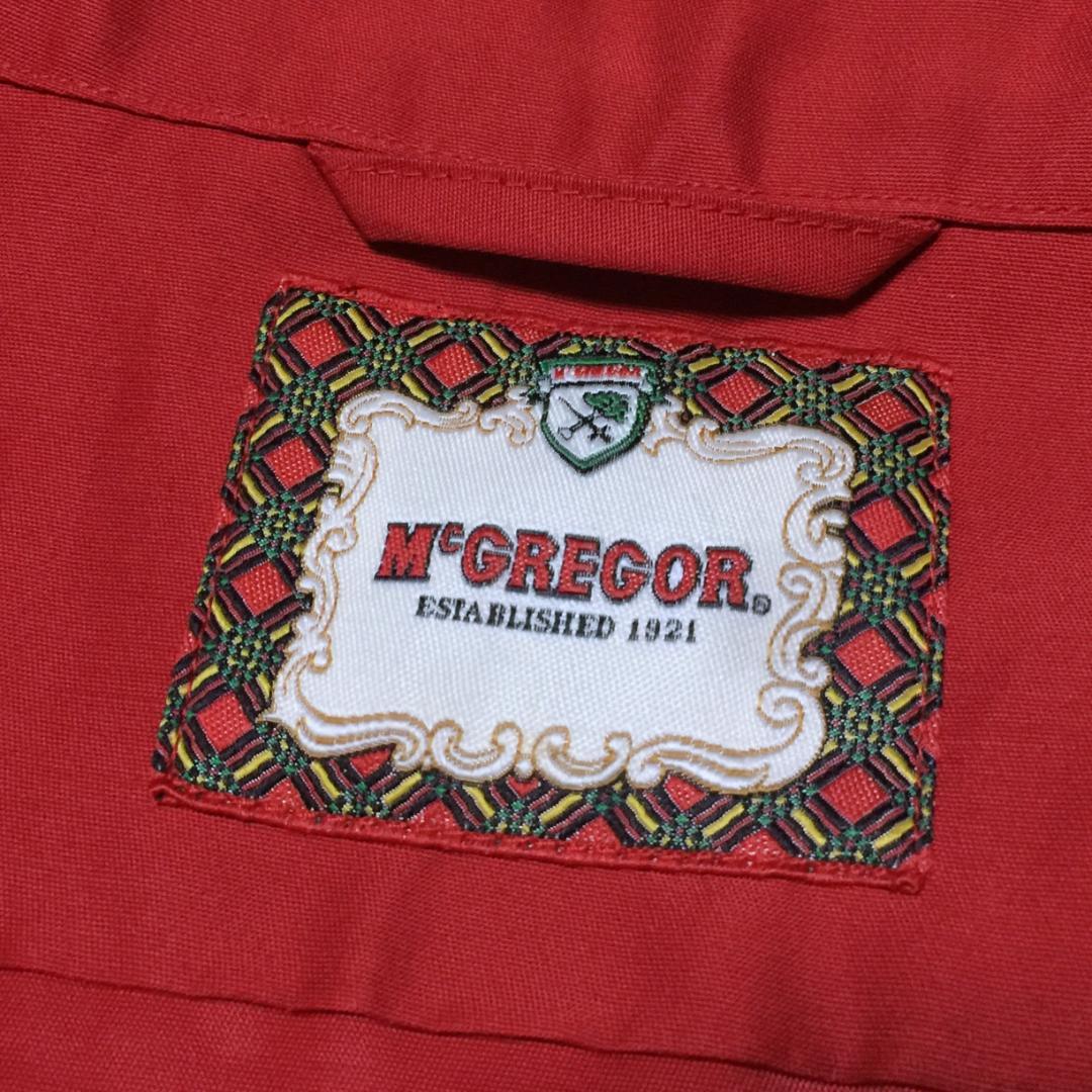 極美品 McGREGOR 日本製 ドリズラージャケット スイングトップ 赤 M