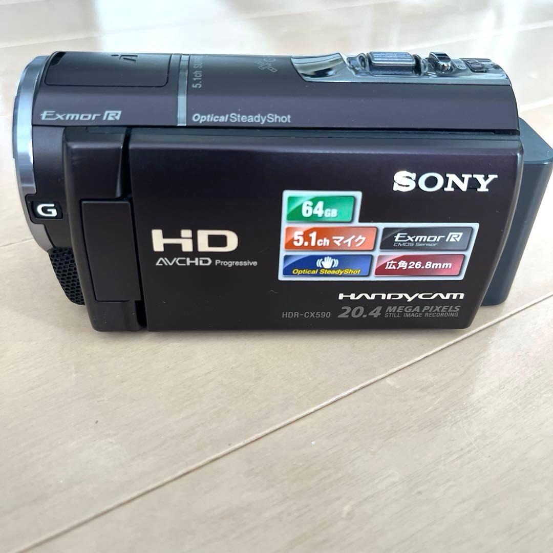 SONYビデオカメラ HDR-CX590V 64GB ハンディカム