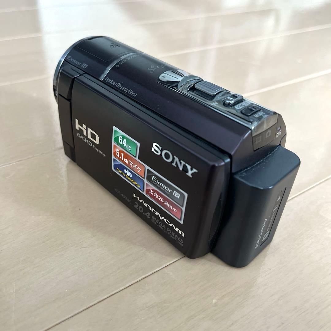 SONYビデオカメラ HDR-CX590V 64GB ハンディカム