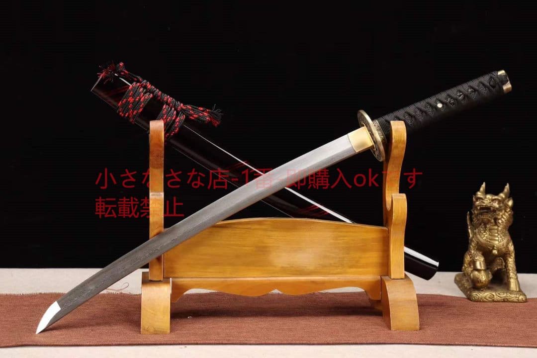 20寸模様鋼ペンキ鞘侍短刀双龍戯珠 古兵器 武具 刀装具 日本刀 模造刀 居合刀