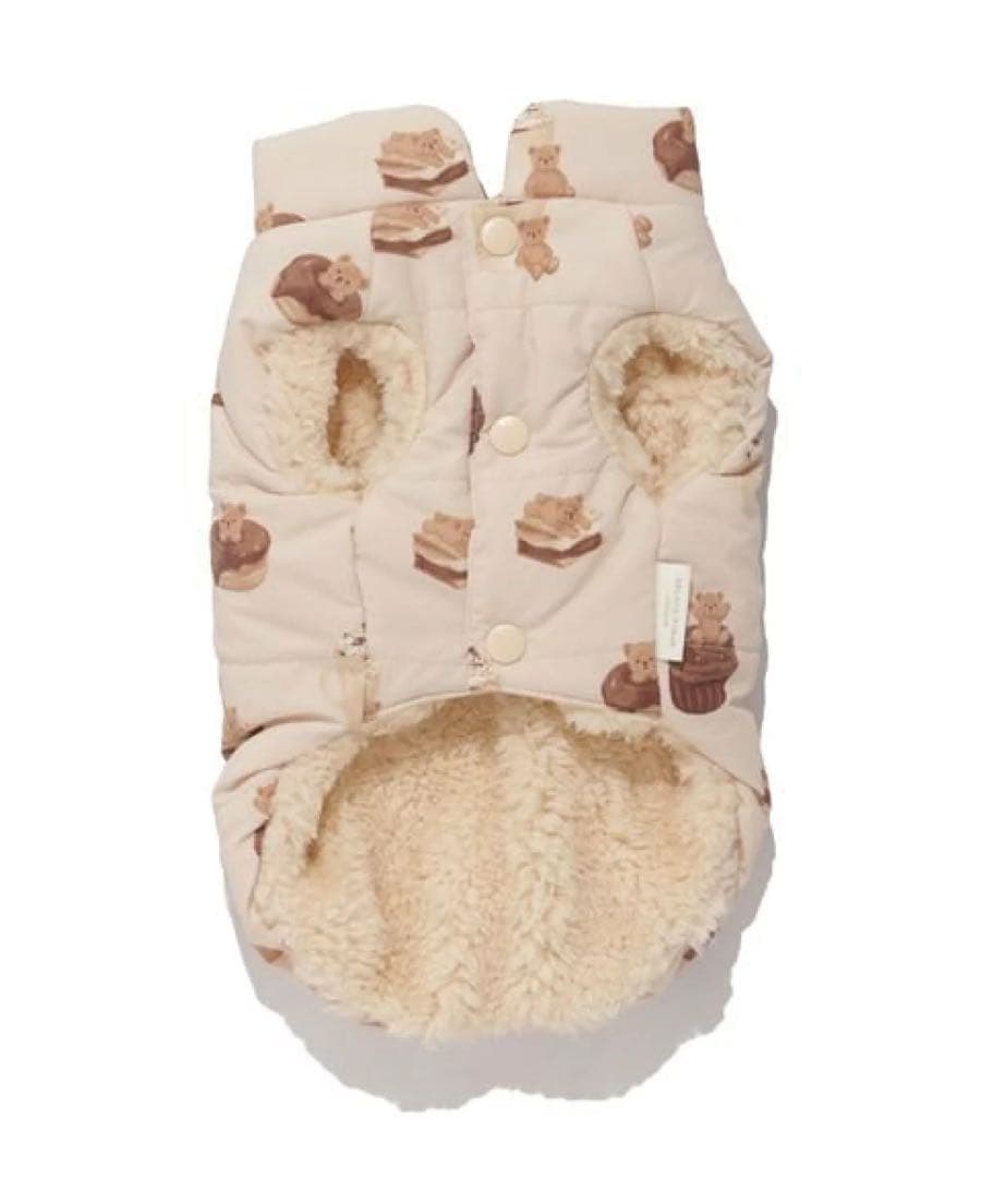 GELATO PIQUE ジェラートピケ【CAT&DOG】中綿ベスト　BEG