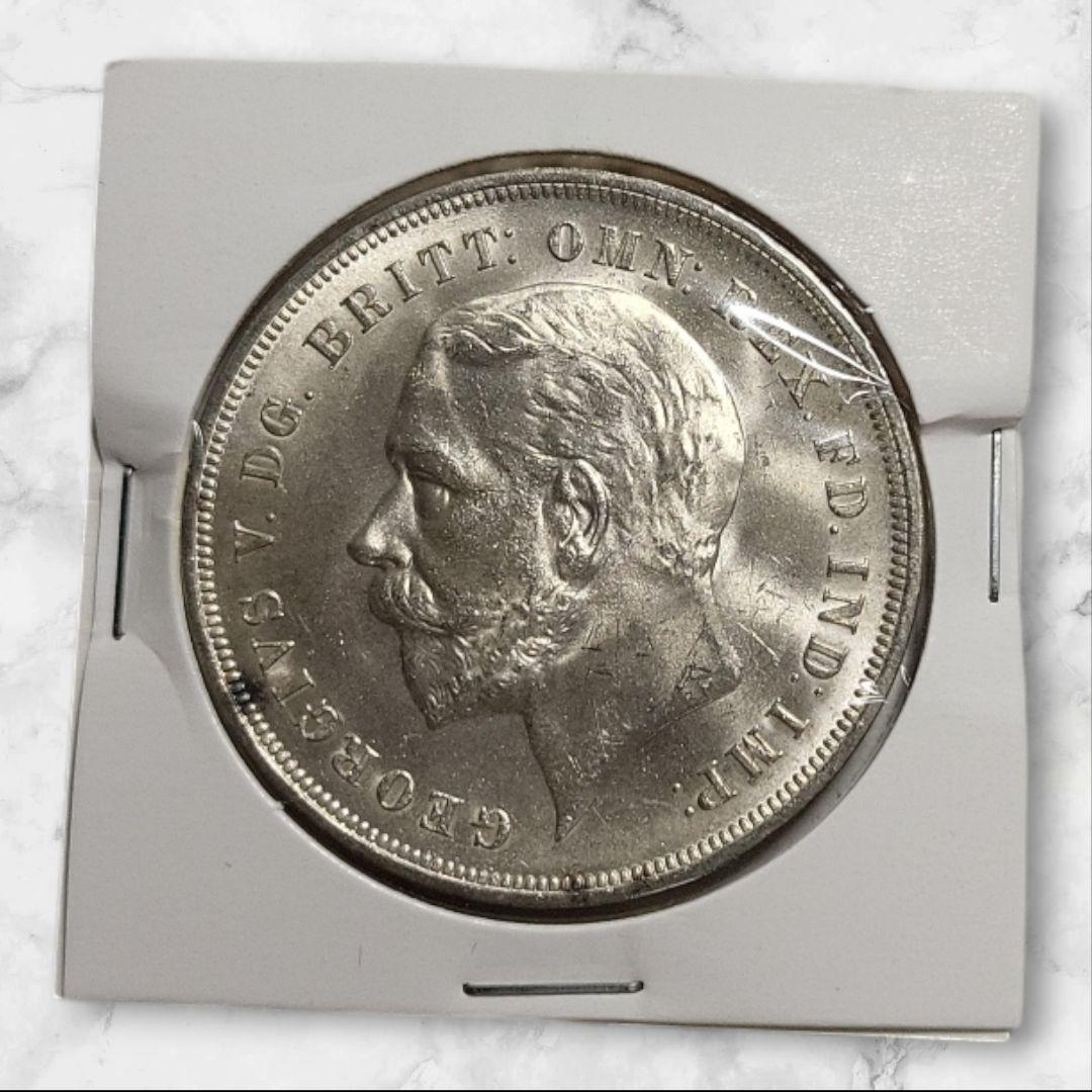 イギリス 1935 年 1クラウン ジョージ 5 世 在位25 周年