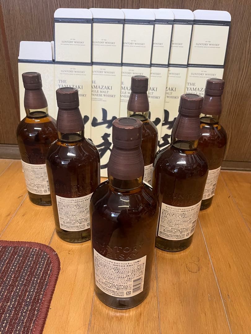 サントリー山崎NV 700㎖　100周年記念ボトル 6本　箱付
