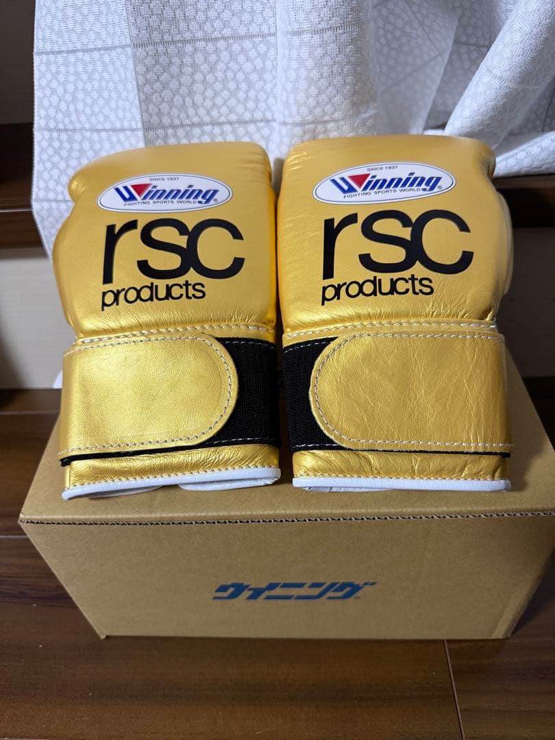 ウイニング winning RSCコラボ ボクシンググローブ 8オンス ゴールド