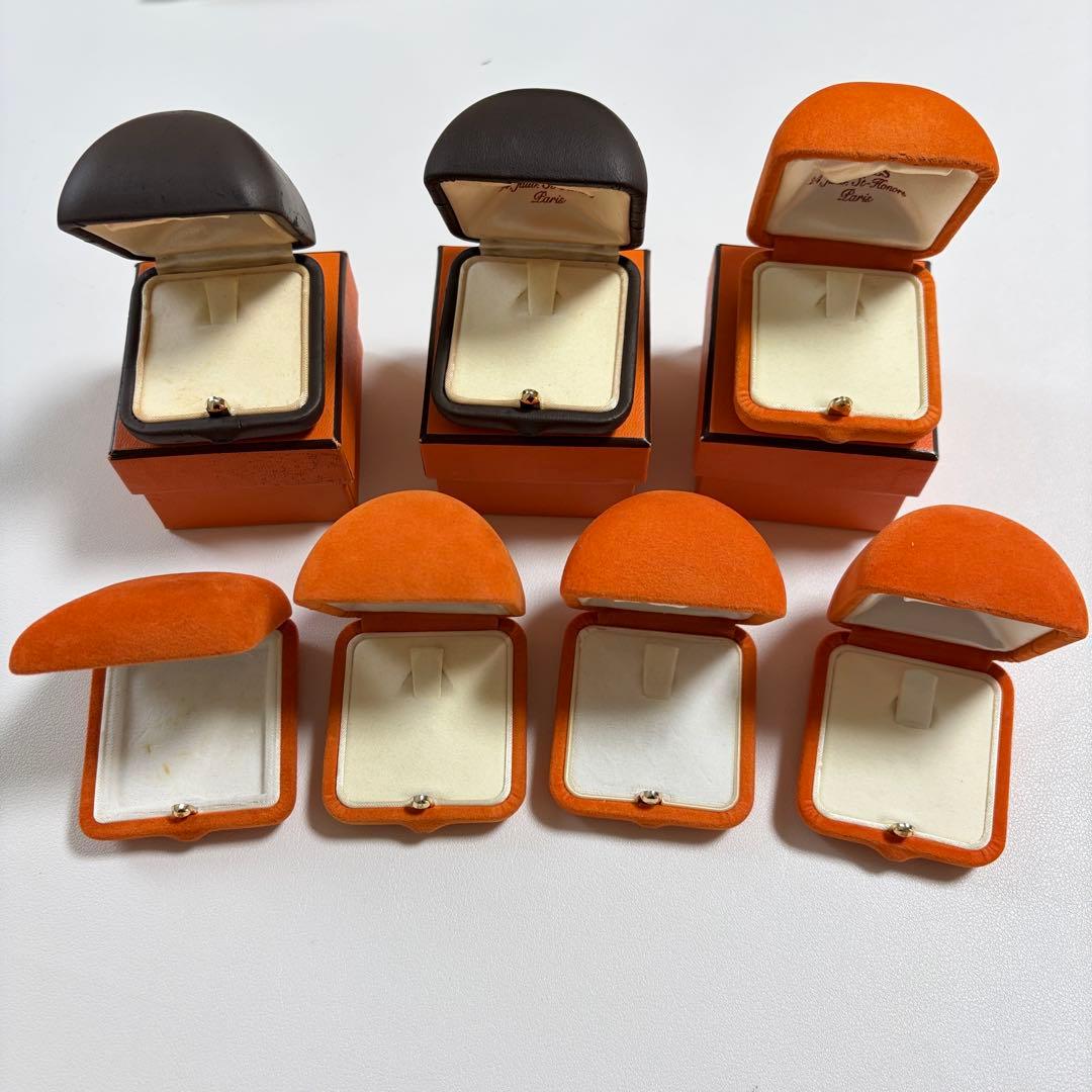 エルメス　リングケース　アクセサリー入れ　空箱　7個セット