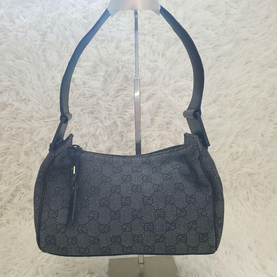 ⭐美品⭐GUCCI ggキャンバス アクセサリーポーチ ブラック