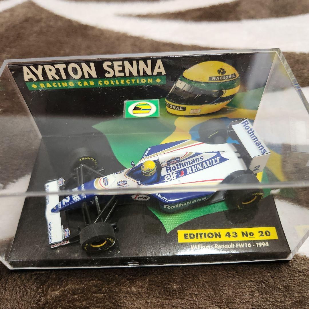 1/43 ウイリアムズルノー FW16 1994 純正ロスマンズ A.セナ
