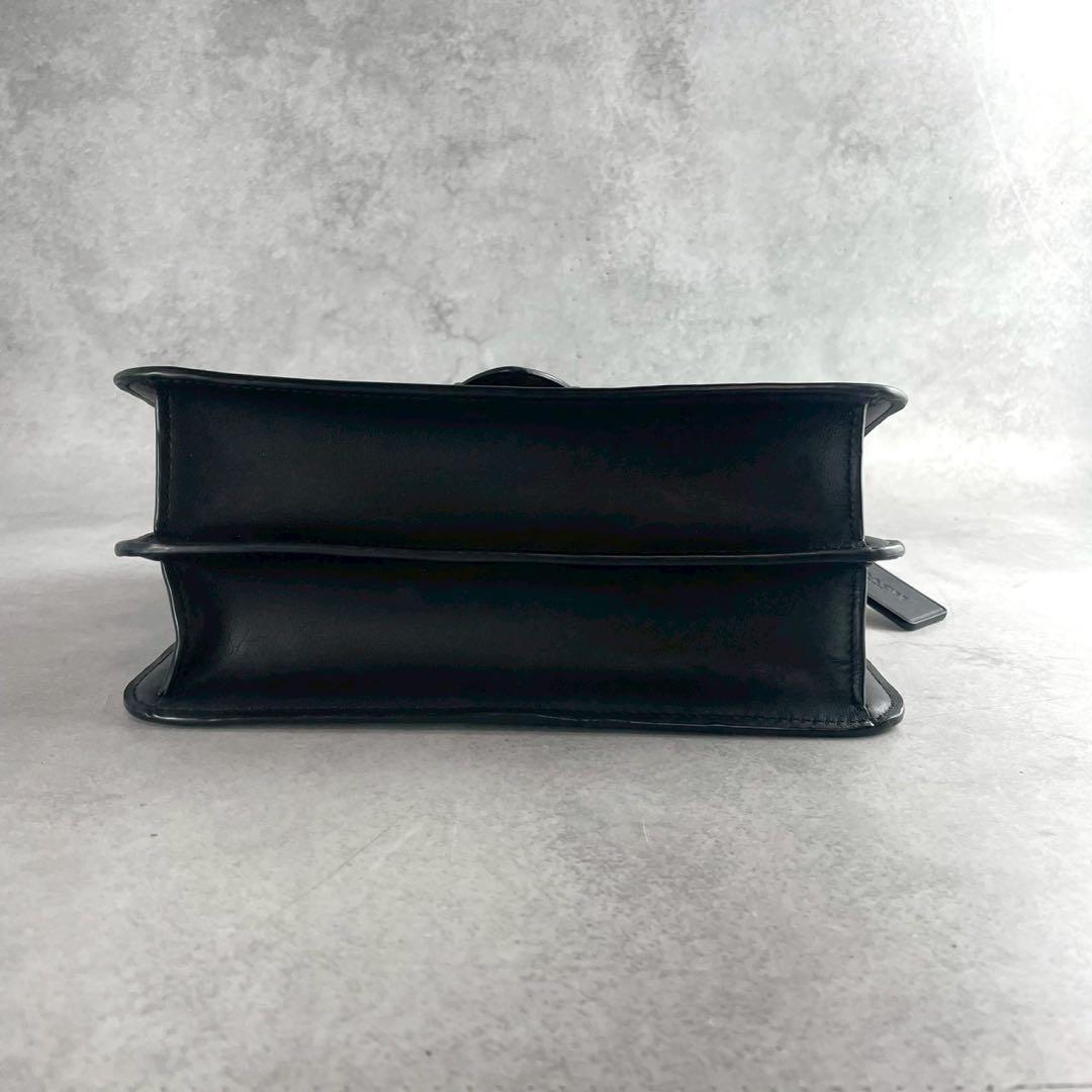 ✨美品✨コーチ　ビート　ショルダーバッグ 3way チェーン　レザー　ブラック