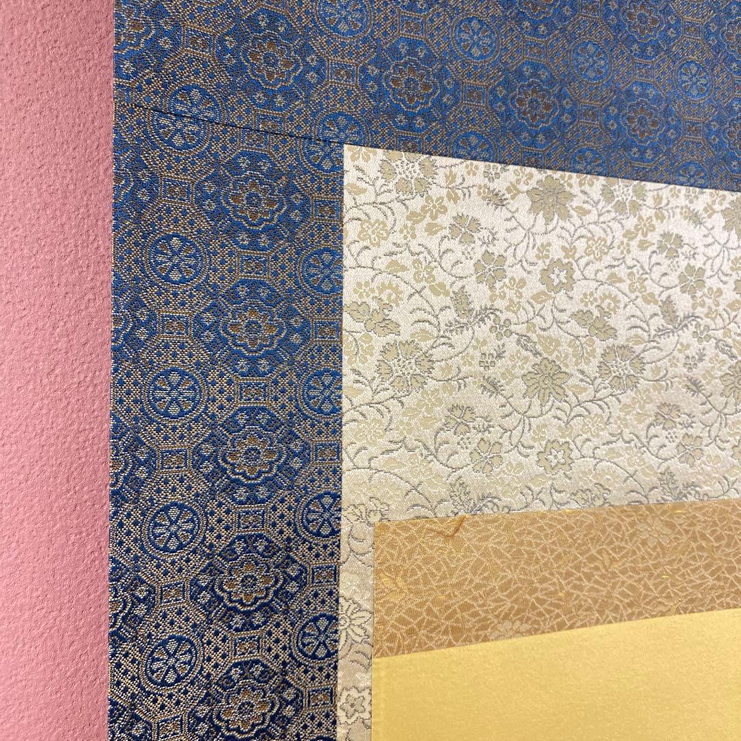 美品 掛け軸 神村紫邦作 金地 親鸞御前影 本丸 共箱 仏教美術 美術年鑑掲載