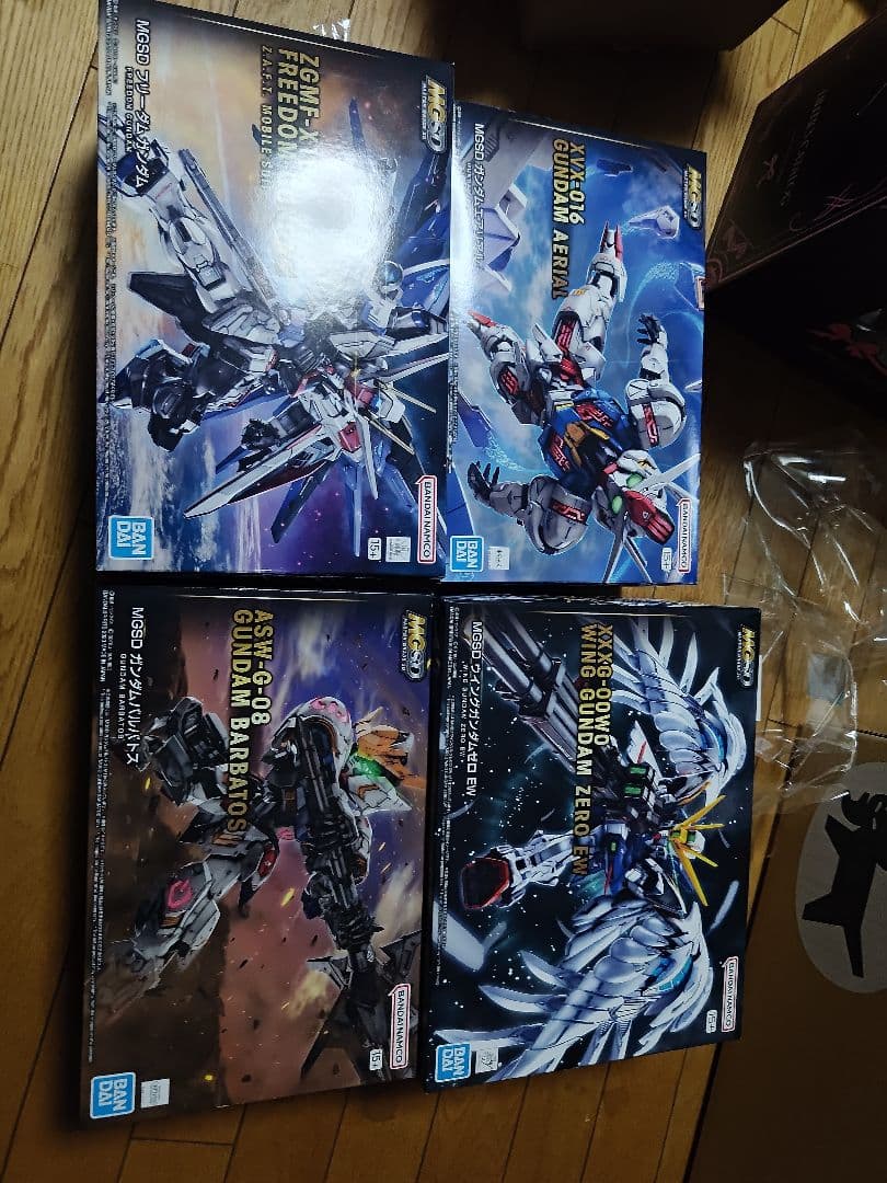 MGSD フリーダム　バルバトス　エアリアル　ウイングガンダムゼロ