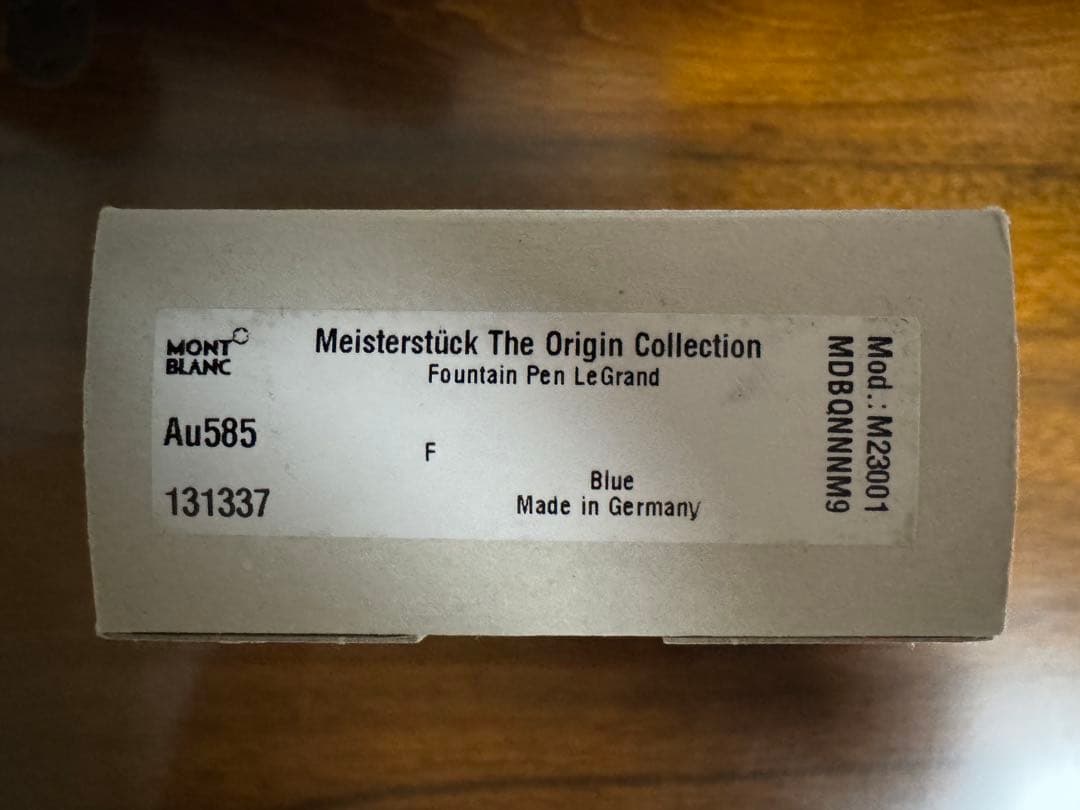 モンブラン 万年筆 146 マイスターシュテュック100周年記念 ペン先F