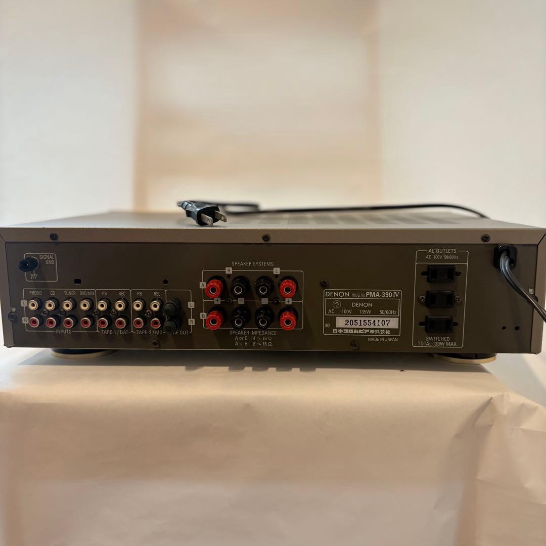 動作確認済　DENON PMA-390Ⅳ プリメインアンプ
